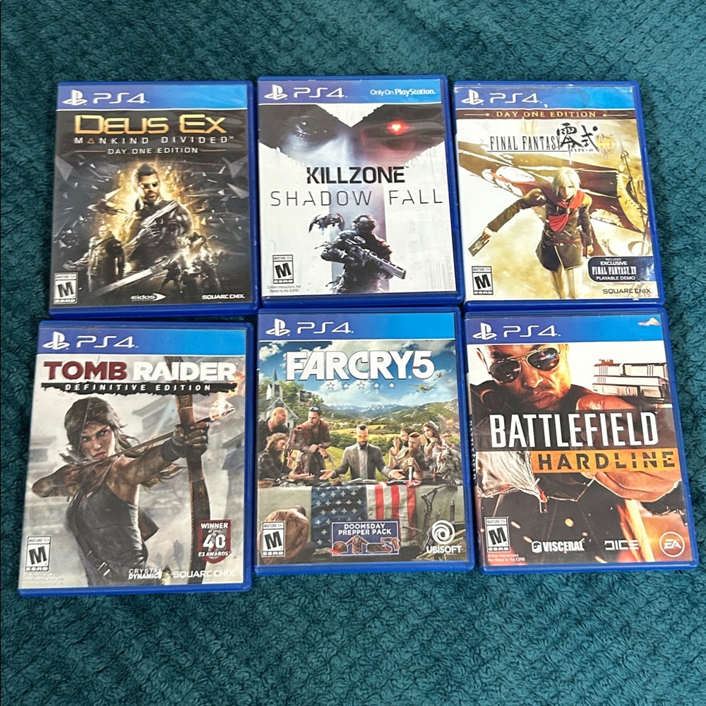 PS4 Game Bundle - Set of 6